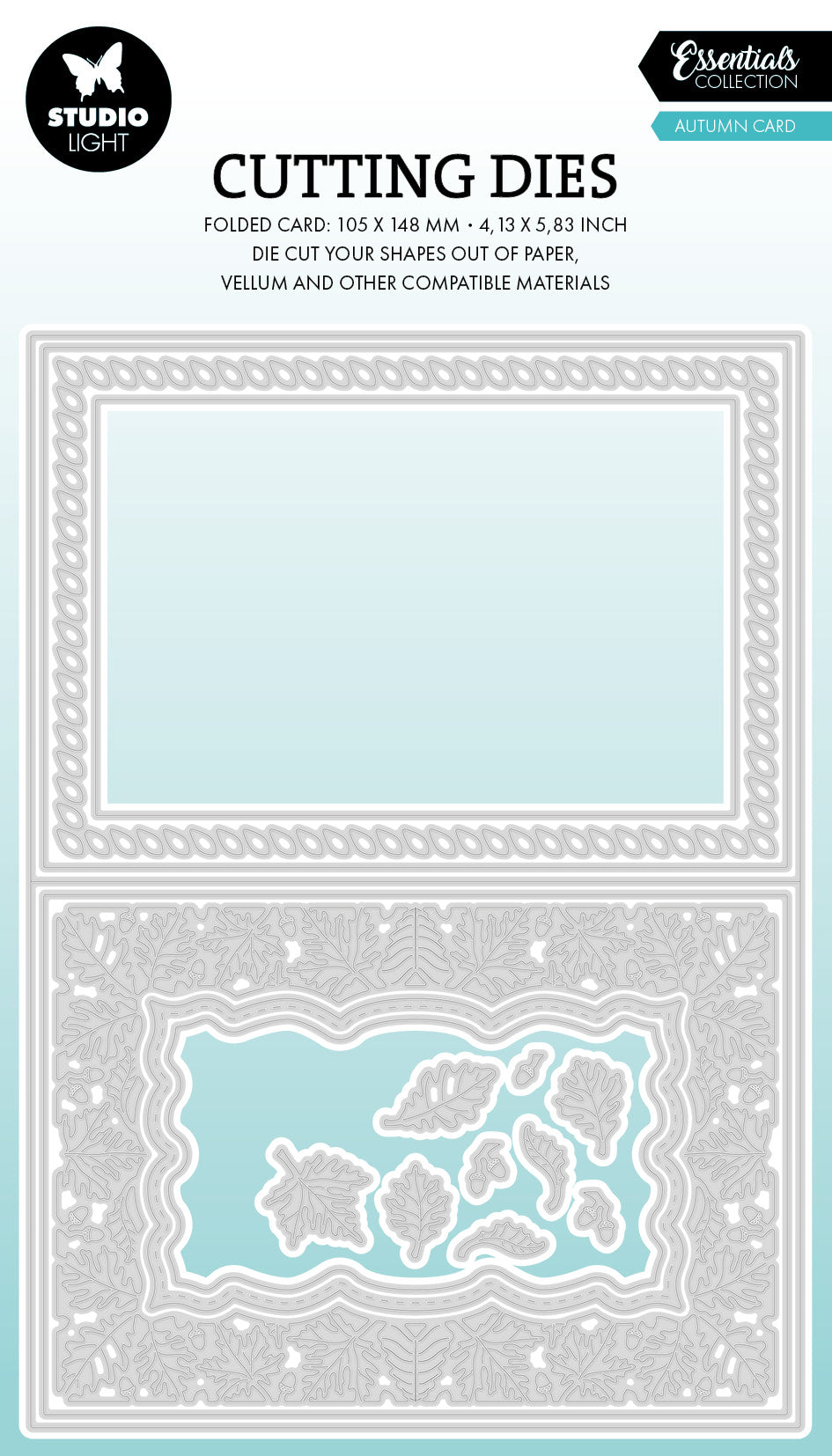 Troquel de corte SL Autumn Card Essentials, 17 piezas