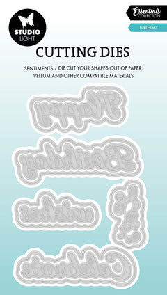 SL Cutting Die Birthday Essentials 77x86x1mm 10 Pieces-1