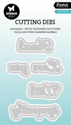 SL Cutting Die Sentiment Essentials 77x86x1mm 10 Pieces-1