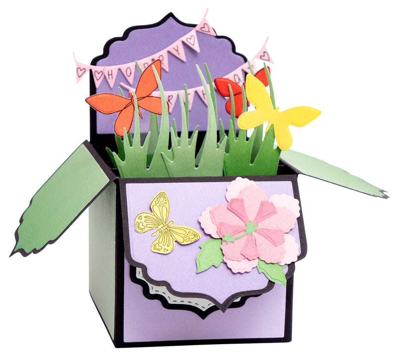 SL Clear Stamp Exploding Box Essentials 74x100x4mm 1 PC nr.145-3