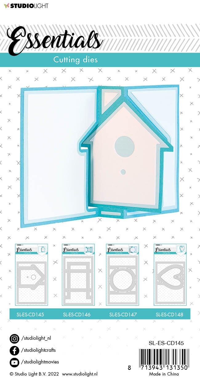 SL Cutting Die Bird House Essentials 166x102x1mm 1 PC nr.145-3