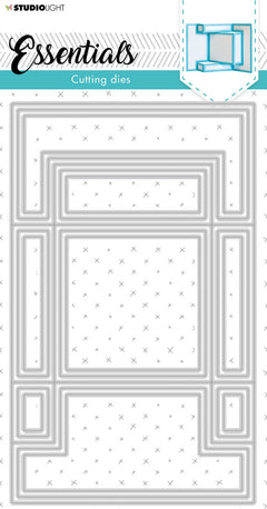 SL Cutting Die Square  Essentials 166x102x1mm 1 PC nr.146-1