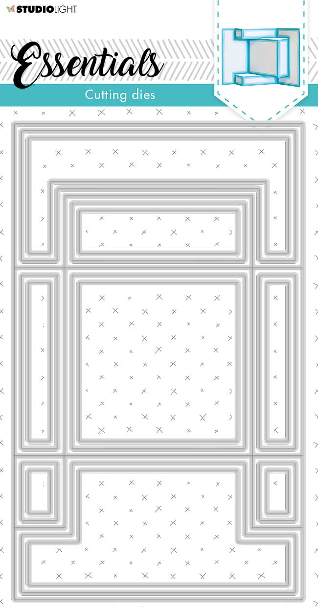 SL Cutting Die Square  Essentials 166x102x1mm 1 PC nr.146-1