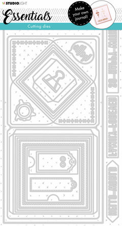 SL Cutting Die Square Journal Essentials 288x153x1mm 1 PC nr.163-1