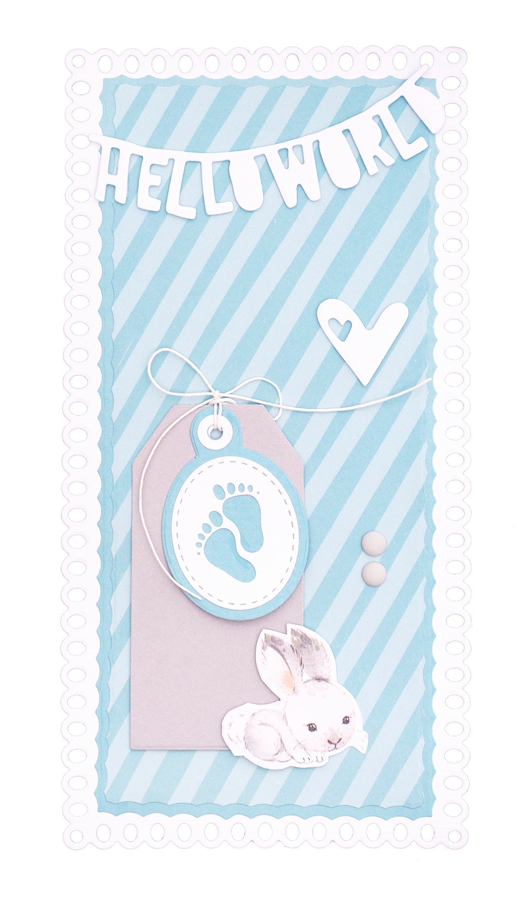 SL Cutting Die Hello World Essentials 105x148x1mm 1 PC nr.170-2