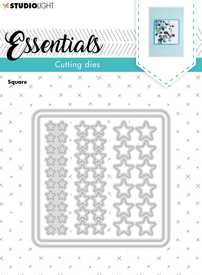 SL Cutting Die Square Essentials 76x76x1mm 1 PC nr.178-1