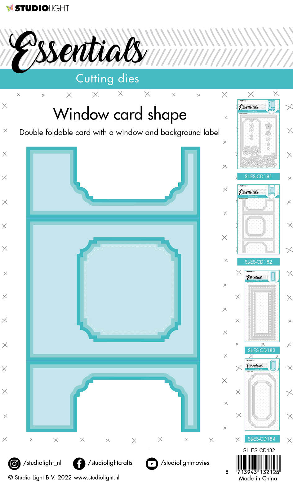 SL Cutting Die Window Cardshape Essentials 125x205x1mm 1 PC nr.182-3