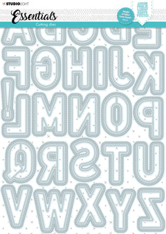 SL Cutting Die Large Alphabet Essentials 210x297x1mm 54 PC nr.185-1