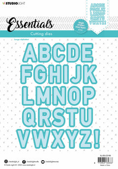 SL Cutting Die Large Alphabet Essentials 210x297x1mm 54 PC nr.185-5