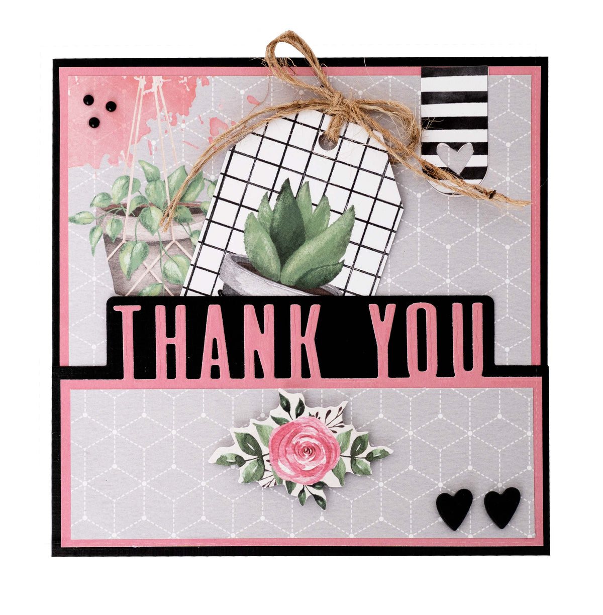 SL Cutting Die Thank You Sentiments Essentials 60x152x1mm 4 PC nr.218-2