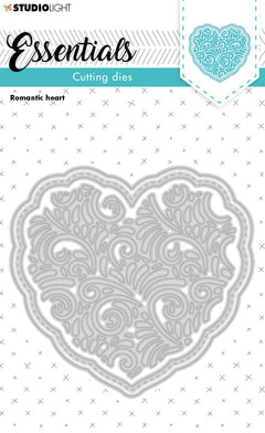 SL Cutting Die Romantic Heart Essentials 102x97x1mm 3 PC nr.220-1