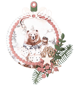 SL Cutting Dies Christmas Circle Label Essentials 100x146x1mm 13 PC nr.244-2
