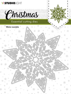 SL Cutting Dies Christmas Star Mandala Essentials 110x110x1mm 1 PC nr.249-1