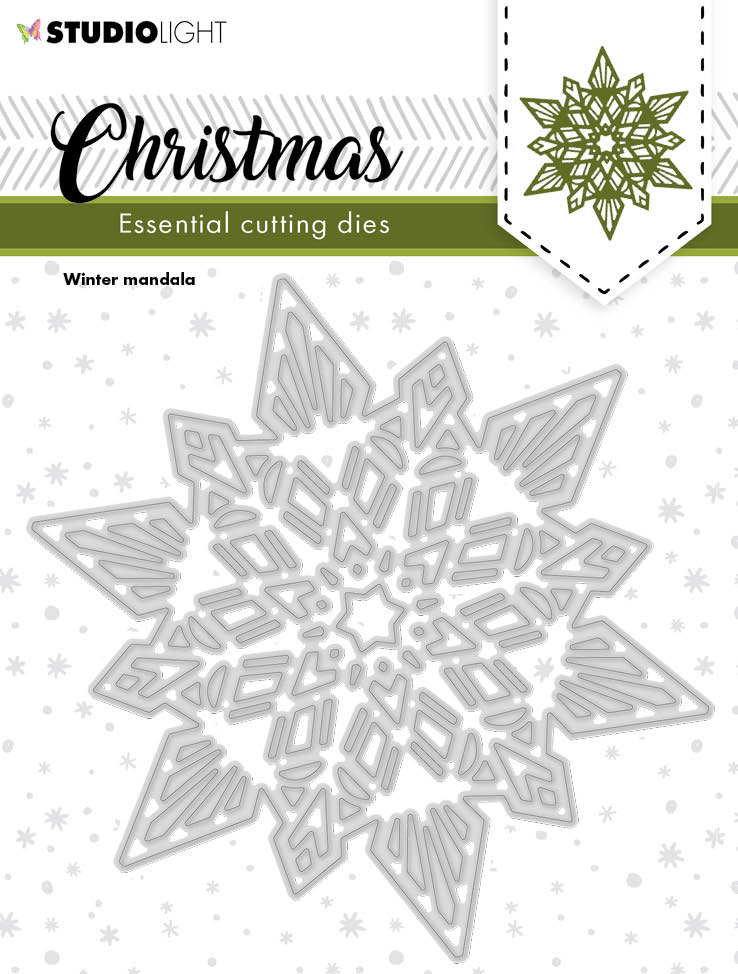 SL Cutting Dies Christmas Star Mandala Essentials 110x110x1mm 1 PC nr.249-1