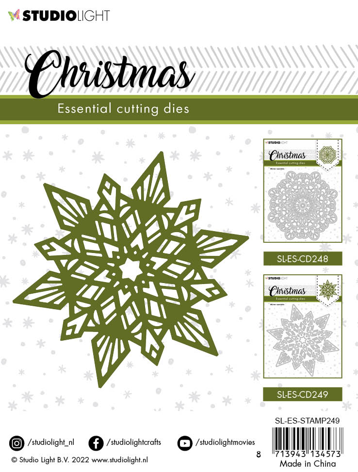 SL Cutting Dies Christmas Star Mandala Essentials 110x110x1mm 1 PC nr.249-3
