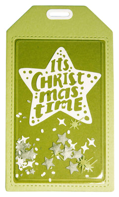 SL Cutting Dies Christmas Tag Shaker Essentials 82x142x1mm 7 PC nr.251-2