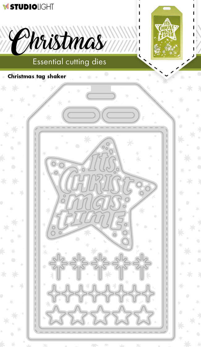SL Cutting Dies Christmas Tag Shaker Essentials 82x142x1mm 7 PC nr.251-1