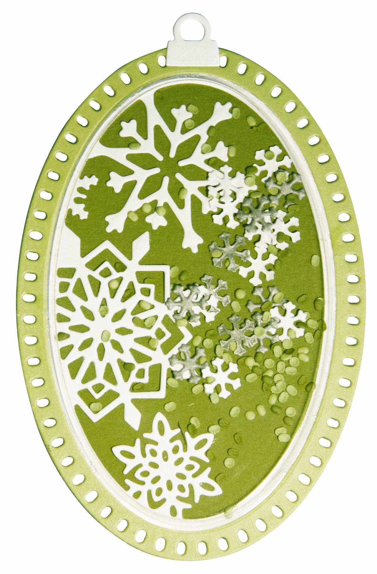 SL Cutting Dies Christmas Oval Shaker Essentials 96x138x1mm 6 PC nr.253-2