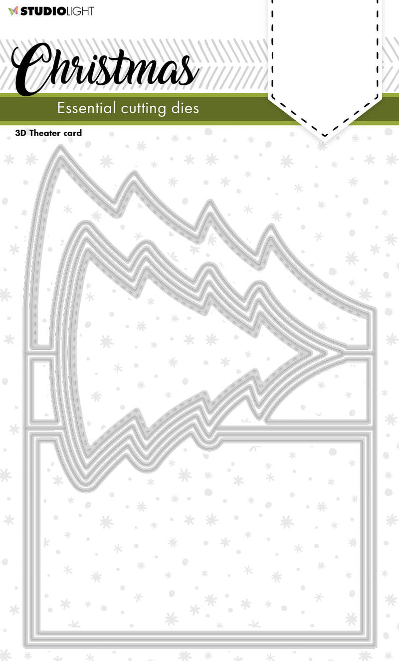 SL Cutting Dies Christmas Tree Pop Out Essentials 202x142x1mm 7 PC nr.255-1