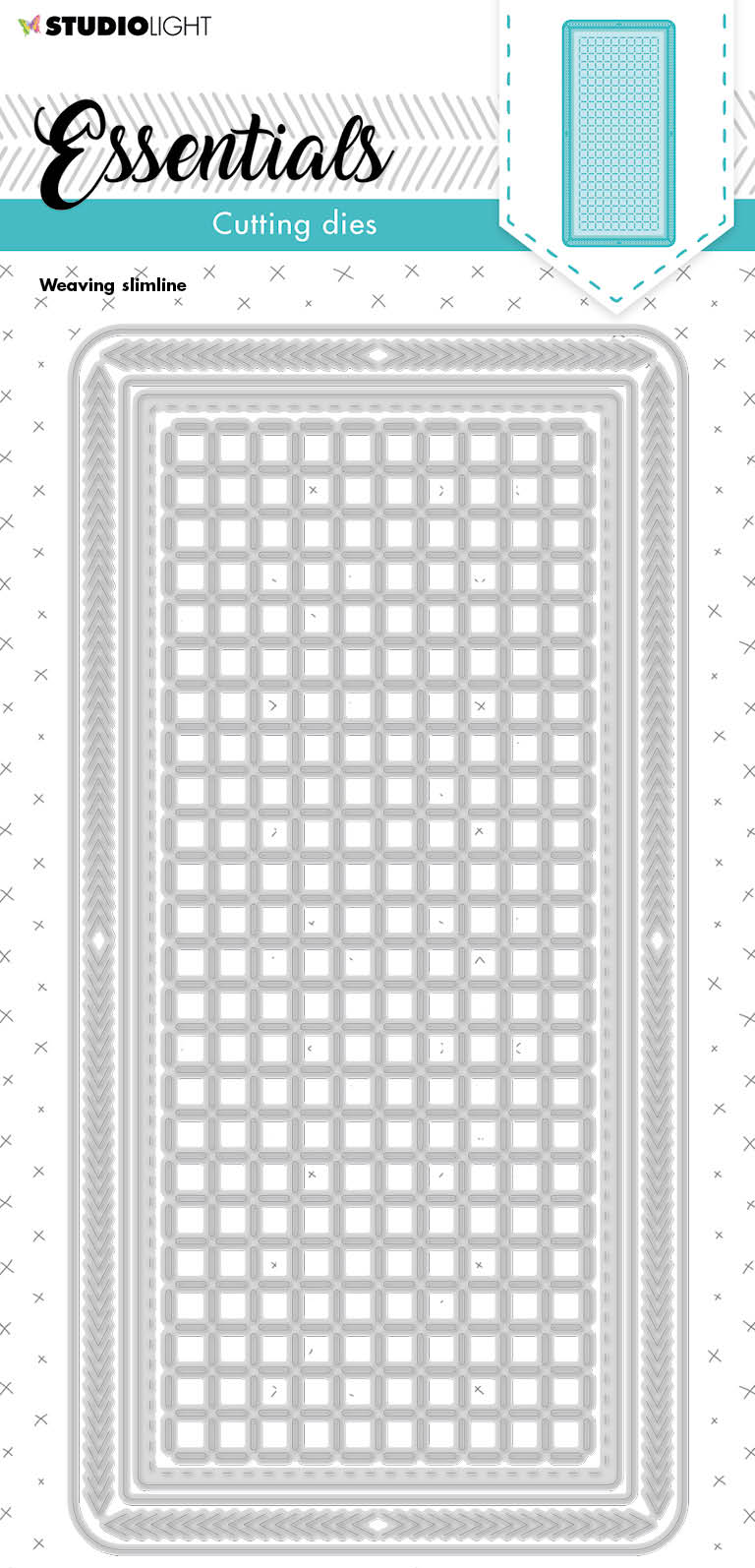 SL Cutting Dies Weaving Slimline Essentials 105x210x1mm 5 PC nr.259-1