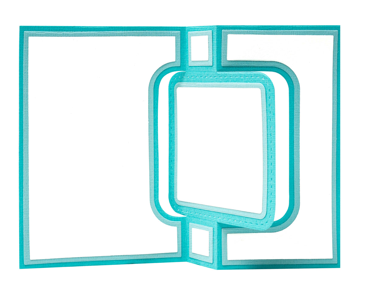 SL Cutting Dies Squared Swing Card Essentials 142x200x1mm 12 PC nr.384-2