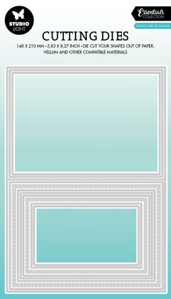 SL Cutting Dies Folded Card Rectangle Essentials 210x148x1mm 11 PC nr.438-1