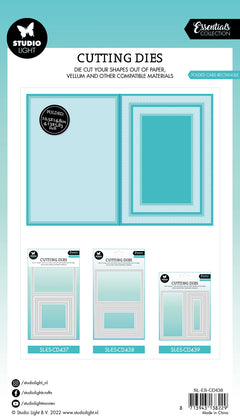 SL Cutting Dies Folded Card Rectangle Essentials 210x148x1mm 11 PC nr.438-4