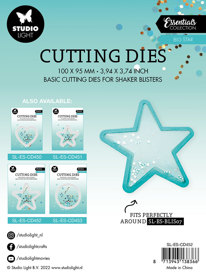 SL Cutting Dies Big Star Essentials 100x95x1mm 2 PC nr.452-5