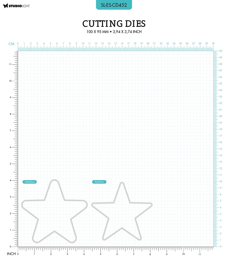 SL Cutting Dies Big Star Essentials 100x95x1mm 2 PC nr.452-2