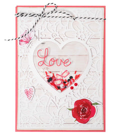 SL Cutting Die Floral Heart Frame Essentials 105x148x1mm 4 PC nr.465-3