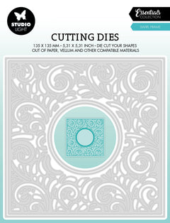 SL Cutting Die Swirl Frame Essentials 135x135x1mm 4 PC nr.466-1
