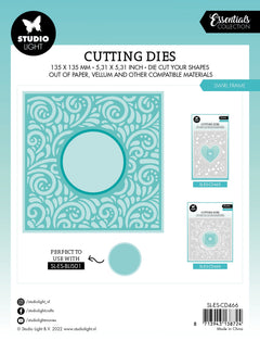 SL Cutting Die Swirl Frame Essentials 135x135x1mm 4 PC nr.466-4