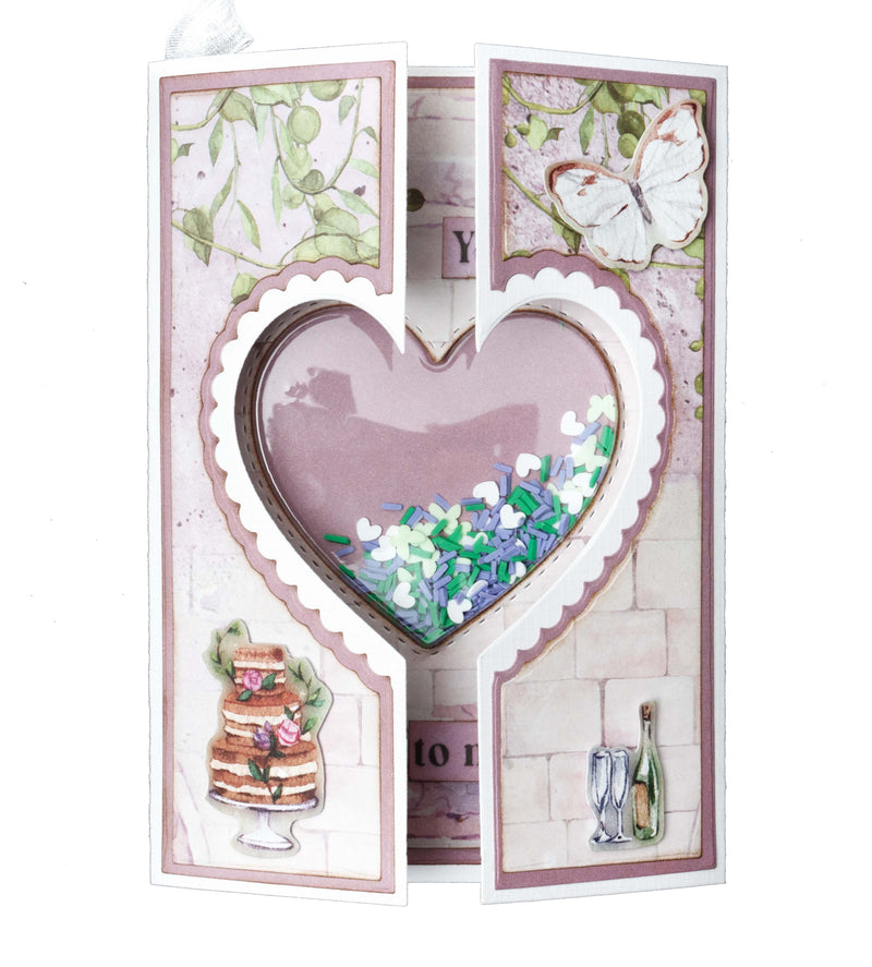 SL Cutting Die Heart Shutter Card Essentials 148x210x1mm 9 PC nr.490-3