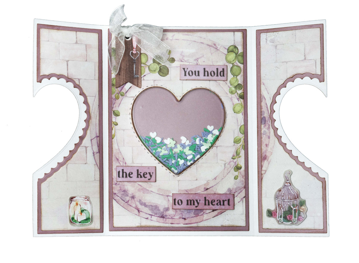 SL Cutting Die Heart Shutter Card Essentials 148x210x1mm 9 PC nr.490-4