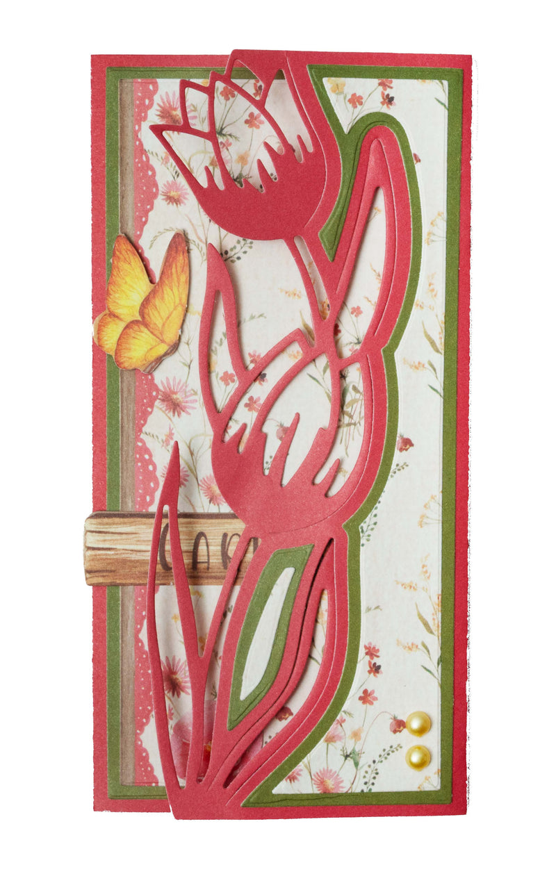 SL Cutting Die Tulip Card Shape Essentials 148x210x1mm 9 PC nr.491-3