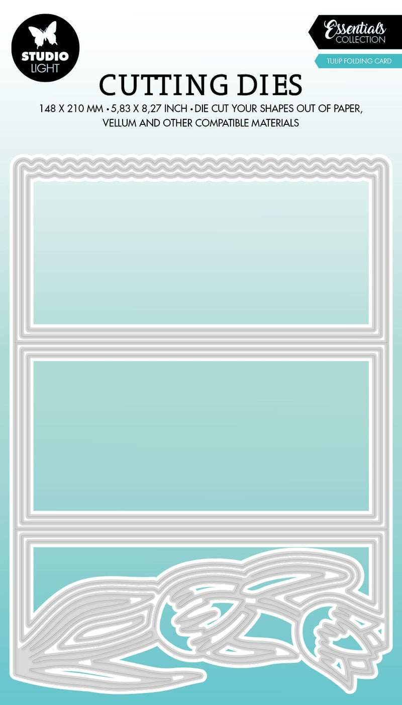 SL Cutting Die Tulip Card Shape Essentials 148x210x1mm 9 PC nr.491-1