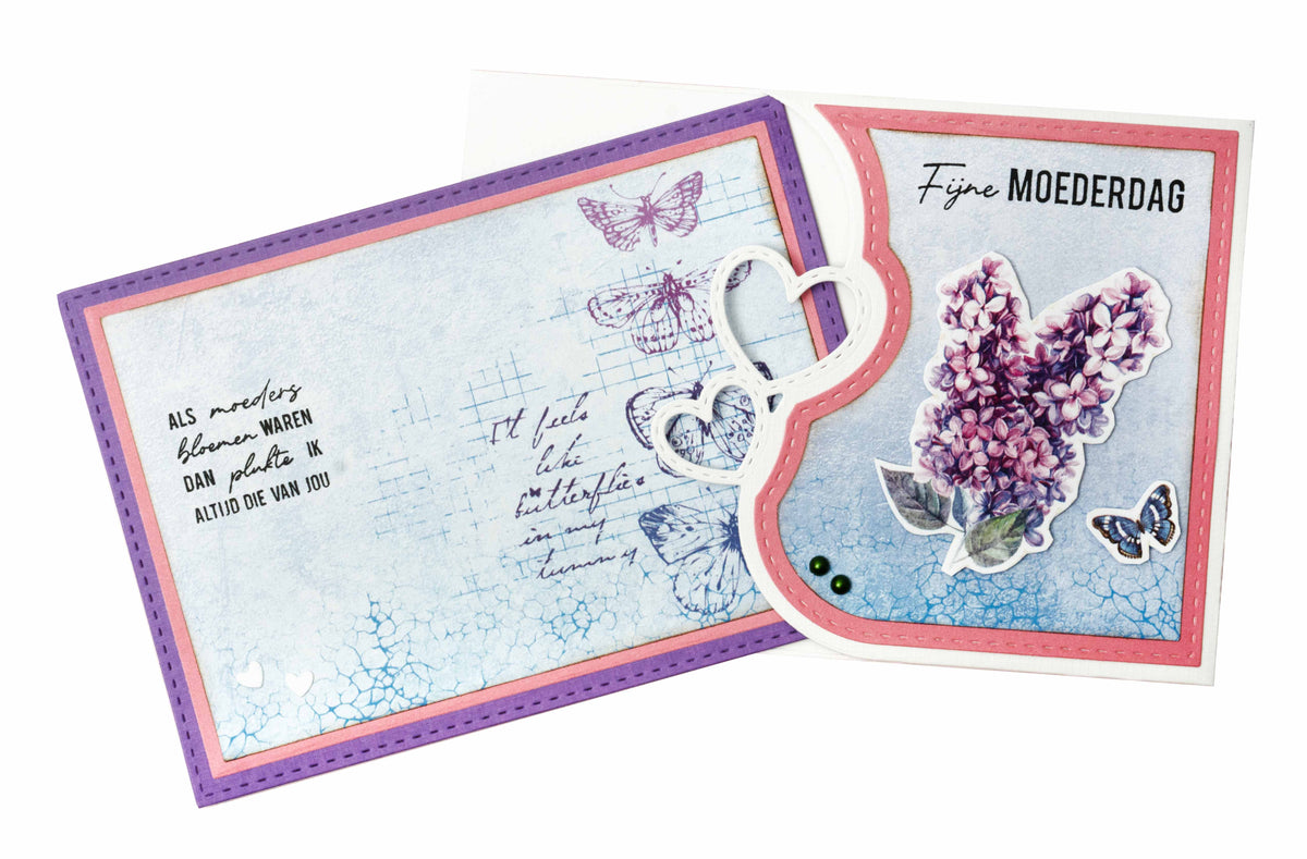 SL Cutting Die Hearts Envelope Essentials 267x132x1mm 6 PC nr.496-4