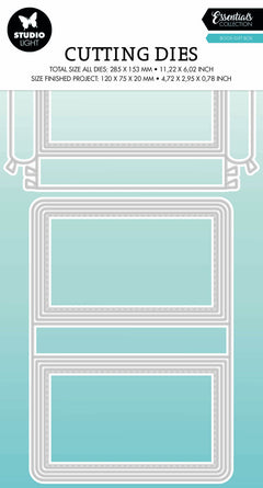 SL Cutting Die Book Box Essentials 283x151x1mm 10 PC nr.497-1