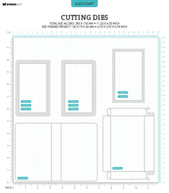 SL Cutting Die Book Box Essentials 283x151x1mm 10 PC nr.497-2