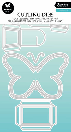 SL Cutting Die Butterfly Box Essentials 282x147x1mm 13 PC nr.499-1