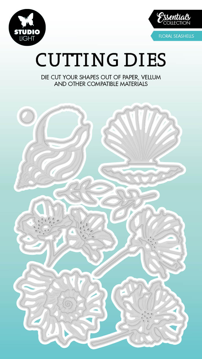 SL Cutting Dies Flower Seashells Essentials 97.7x139.8x1mm 9 PC nr.520-1