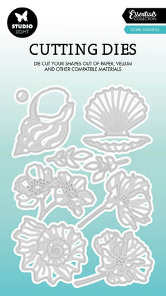 SL Cutting Dies Flower Seashells Essentials 97.7x139.8x1mm 9 PC nr.520-1