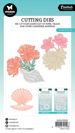 SL Cutting Dies Flower Seashells Essentials 97.7x139.8x1mm 9 PC nr.520-3