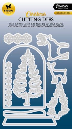 SL Cutting Dies Dome Scenery Essentials 106x146x1mm 9 PC nr.557-1