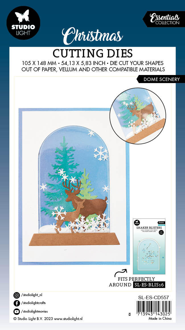 SL Cutting Dies Dome Scenery Essentials 106x146x1mm 9 PC nr.557-4