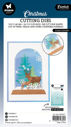 SL Cutting Dies Dome Scenery Essentials 106x146x1mm 9 PC nr.557-4
