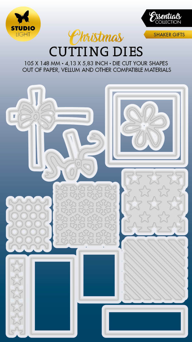 SL Cutting Dies Shaker Gifts Essentials 107x151x1mm 13 PC nr.558-1