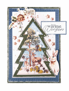 SL Shaker Blisters Christmas Tree Essentials  81.5x113x11mm 10 PC nr.15-4