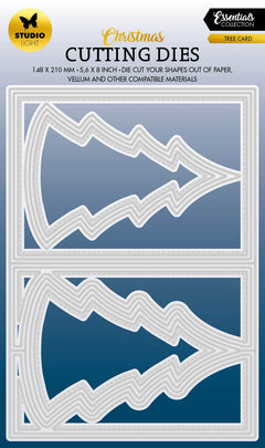 SL Matrice de découpe Arbre Essentiels de cartes 148x210x1mm 14 PC n°563-1