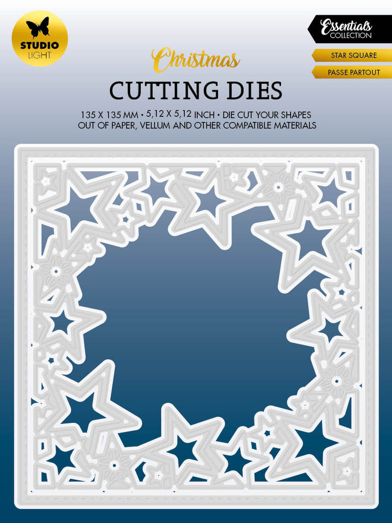 SL Cutting Die Star Square Essentials 135x135x1mm 2 PC nr.565-1